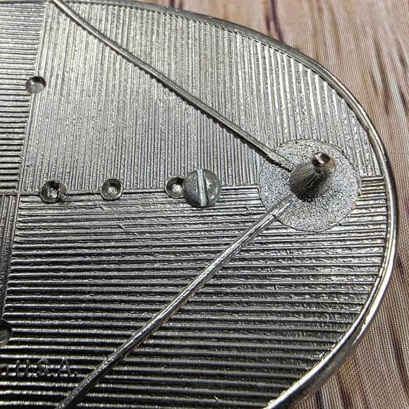 Vintage USA Bicentennial Eisenhower Dollar Belt Buckle Liberty Bell Western Silv - Picture 9 of 12